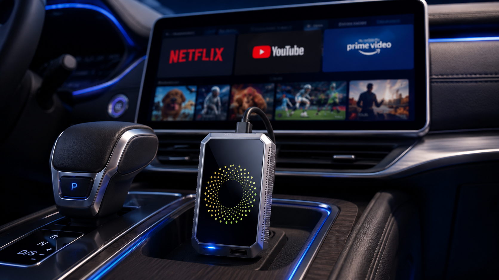 CARPLIX dashboard with streaming