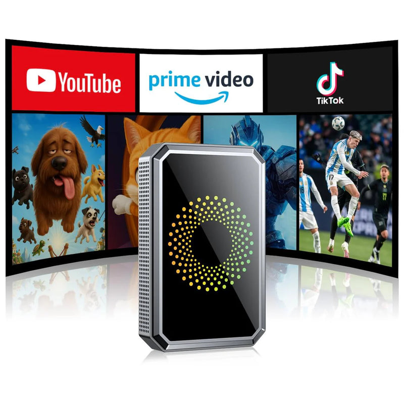 CARPLIX™ — Wireless CarPlay & Android Auto Adapter with Netflix, Youtube...
